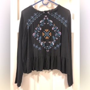 BoHo style Embroidered Blouse